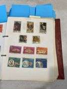 Hardcover Stamp Album inc Mix of World Stamps