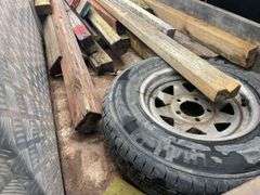 2005 Dual Axle Box Trailer inc LVL Timber