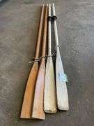 2x Pairs Timber Oars