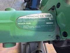 Hitachi CC 14SF Cut Off Saw on Trolley