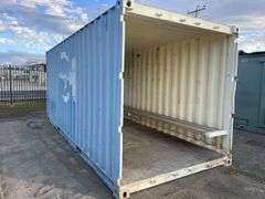 6m Open Ended Container Shelter