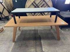 Timber Dining Table and Rectangle Coffee Table