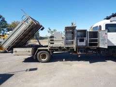 2015 Isuzu FRR500 Dual Cab Split Tray Tip Truck - WINTON