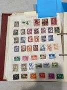 Hardcover Stamp Album inc Mix of World Stamps