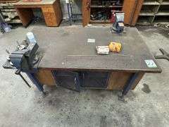 Timber Workshop Bench inc 2x Vices