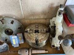 MetalMaster AL-356V Single Phase Metal Lathe inc 3 & 4 Jaw Chuck and Various Accessories