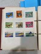 Hardcover Stamp Album inc Mix of World Stamps