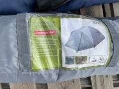 6 Person Canvas Tent and 3 Person Tent, Poles