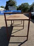 Steel Storage bench 2550mm x 1230mm