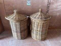 Cane Laundry Baskets