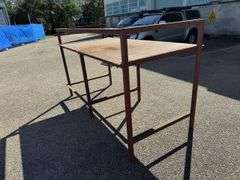 Steel Storage bench 2550mm x 1230mm