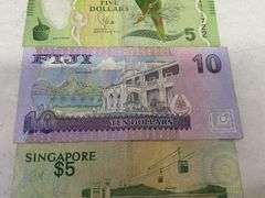 4x International Notes inc Singaporean & Fijian