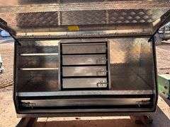 Aluminium Checker Plate Utility Tool Box with Draws