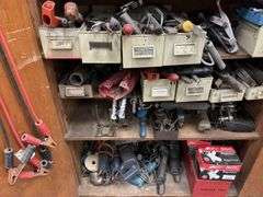 Timber Cabinet including Power Tools, Handheld Tooling & Workshop Contents