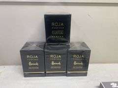 4x Unused Replica Roja Harrods Exclusive Collection Perfumes in Boxes
