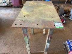Steel Workshop Bench 990x600x1100mm H