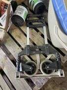 Boxes Of Chargers, Plastic Tub, Cooler Esky, Gutter Guard, Stick Vac & Trolley etc