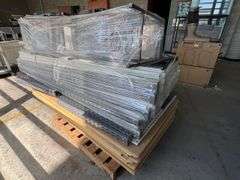 Pallet of Shelving and Stools