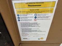 SCM S50N Thicknesser