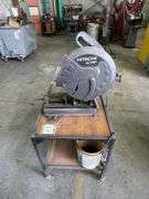 Hitachi CC 14SF Cut Off Saw on Trolley