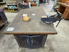 Timber Workshop Bench inc 2x Vices