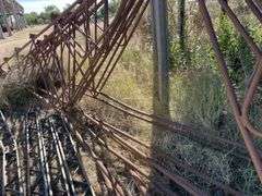 7x Shed Roofing Trusses - partially damaged/rust