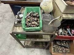 2x Cabinets inc Workshop Fittings, Handheld Tooling and Assorted Connections