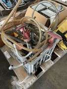 Pallet Radios, Drum Pumps, Decorative Timber Prop etc