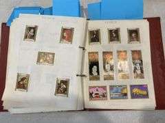 Hardcover Stamp Album inc Mix of World Stamps
