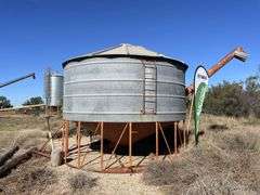 Sherwell 25T Portable  Grain Silo