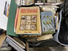 Pallet inc Office Binders, Pots, Iron and Multiple Cookbooks Assorted Books