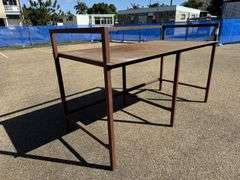 Steel Storage bench 2550mm x 1230mm