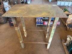 Steel Workshop Bench 990x600x1100mm H