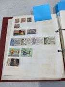 Hardcover Stamp Album inc Mix of World Stamps