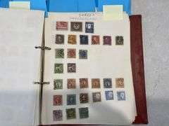 Hardcover Stamp Album inc Mix of World Stamps