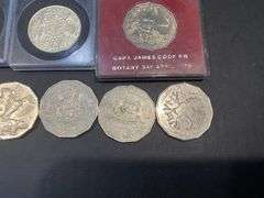 Quantity of Assorted Australian 50c Peace's