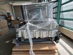 Pallet of Shelving and Stools