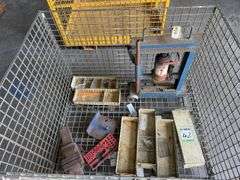 Steel Transport Cage inc Vice and Contents