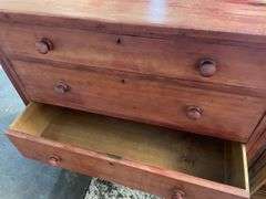 Mirrored Timber Dresser Unit
