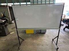 Whiteboard on Stand with Wheels - 1800mm