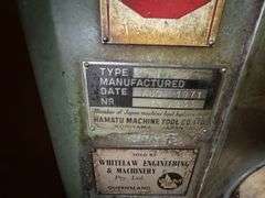 Metal Lathe Hamatu THD-6 with Qty Tooling