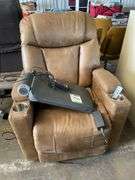 Leather Electric Recliner Chair & Niagara Heat Pad