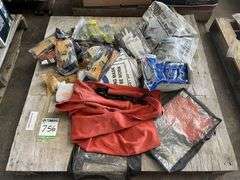 Pallet of Safety Gear - Welding Jackets, Gloves, Respirators etc.