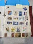 Hardcover Stamp Album inc Mix of World Stamps