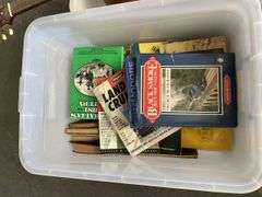 Pallet inc Books, Guitar, Oven, Frames and Cleaning Accessories