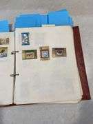Hardcover Stamp Album inc Mix of World Stamps