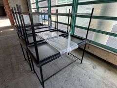 White Desk and Quantity of  Student Desks 1350mm x 600mm