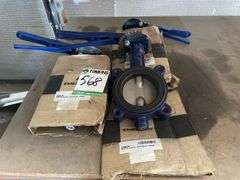 3x Butterfly Valves