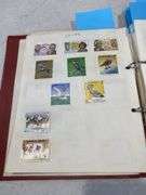 Hardcover Stamp Album inc Mix of World Stamps