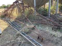 7x Shed Roofing Trusses - partially damaged/rust
